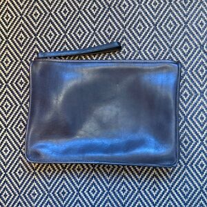Vintage coach slim clutch large 9555 MOCHA GLUE IN REGISTRATION NEW YORK CITY